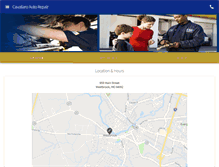 Tablet Screenshot of cavallaroautorepair.com
